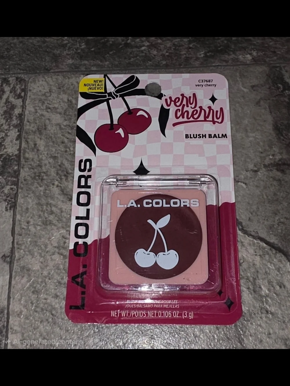 L.A. COLORS Very Cherry Blush Balm - Cherry Pink
